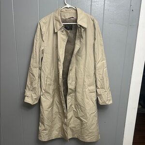 Clipper mist London Town Beige Trench Coat men’s 42 l